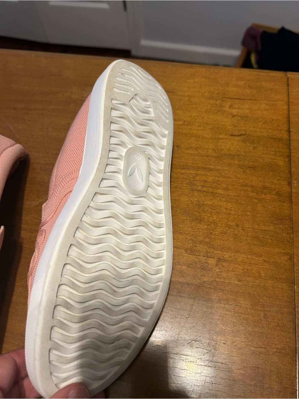 VIVAIA Women's Pink Slip-On Knit Loafers - Picture 3 of 6